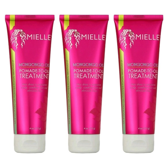 Mielle Other - Mielle Mongongo Oil Pomade To Oil Treatment 4oz 3 Pack Curly Hair Care